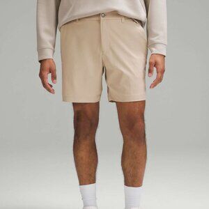 Lululemon ABC Classic-Fit Short 7" Warpstreme Trench Tan Size 38